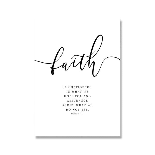 Bible Verse Christian Wall Art Canvas Prints | Budget2Beauty
