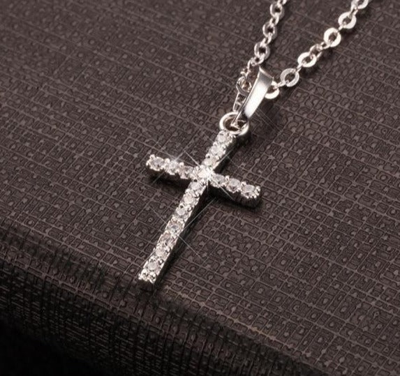 Dainty Christian Cross Pendant Necklace Jewelry | Budget2Beauty