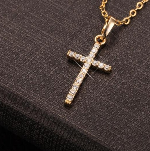 Dainty Christian Cross Pendant Necklace Jewelry | Budget2Beauty