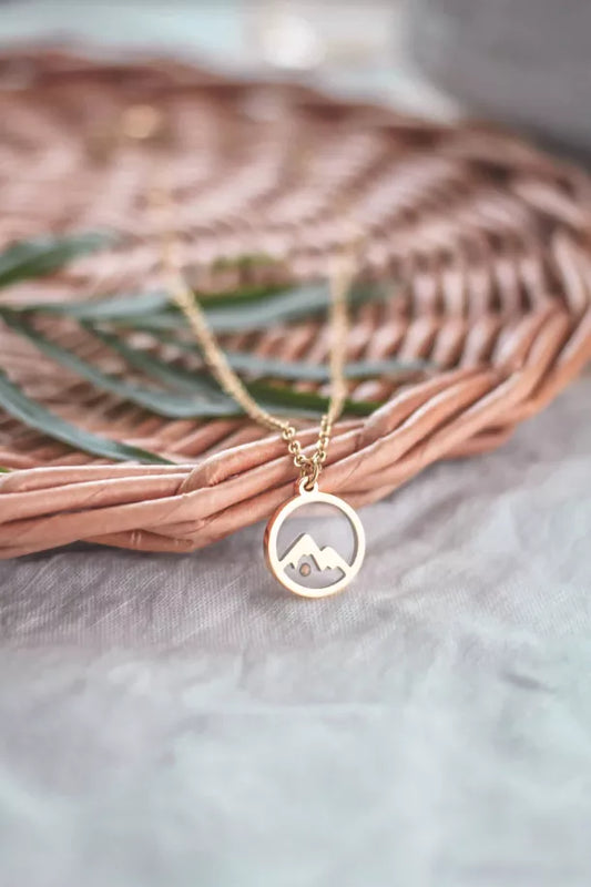 Dainty Real Mustard Seed Faith Can Move Mountains Stainless Steel Christian Pendant Jewelry Necklace | Budget2Beauty