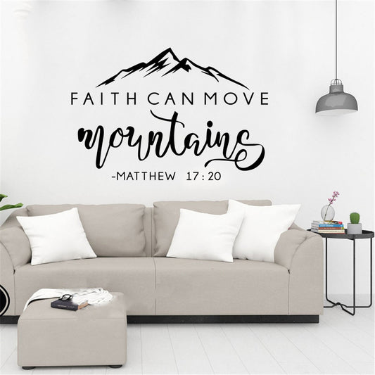 Bible Verse Christian Wall Art Home Decal | Budget2Beauty