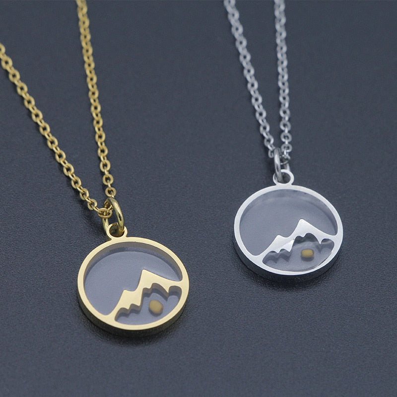 Dainty Real Mustard Seed Faith Can Move Mountains Stainless Steel Christian Pendant Jewelry Necklace | Budget2Beauty