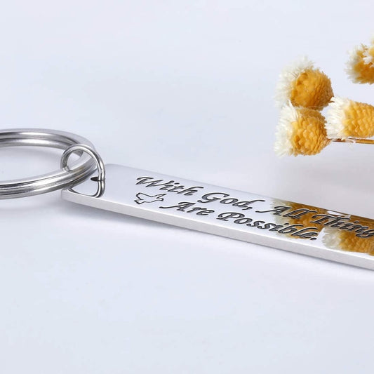 Inspirational Christian Keychain  | Budget2Beauty