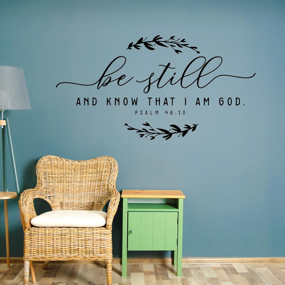 Bible Verse Christian Wall Art Home Decal Sticker | Budget2Beauty