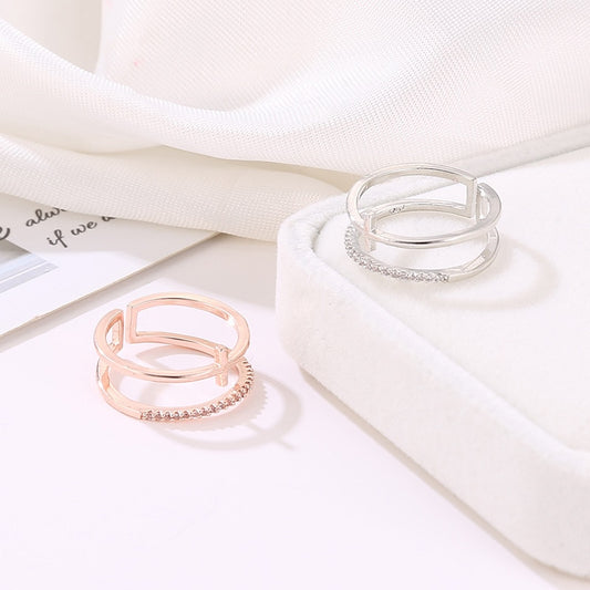 Dainty Simple Multi-Layer Open Adjustable Christian Jewelry Ring | Budget2Beauty