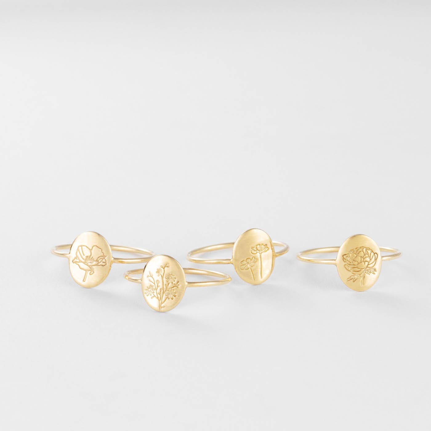 Dainty Oval Floral Ring Inspired Jewelry | Flora Collection | Budget2Beauty