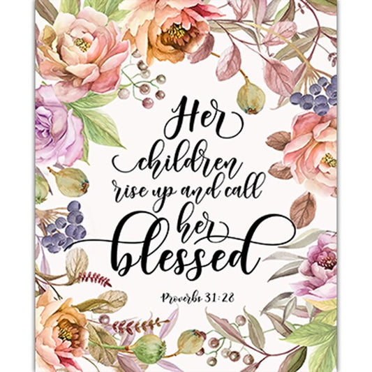 Bible Verse Christian Wall Art Canvas Prints Unframed | Budget2Beauty