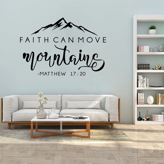 Bible Verse Christian Wall Art Home Decal | Budget2Beauty