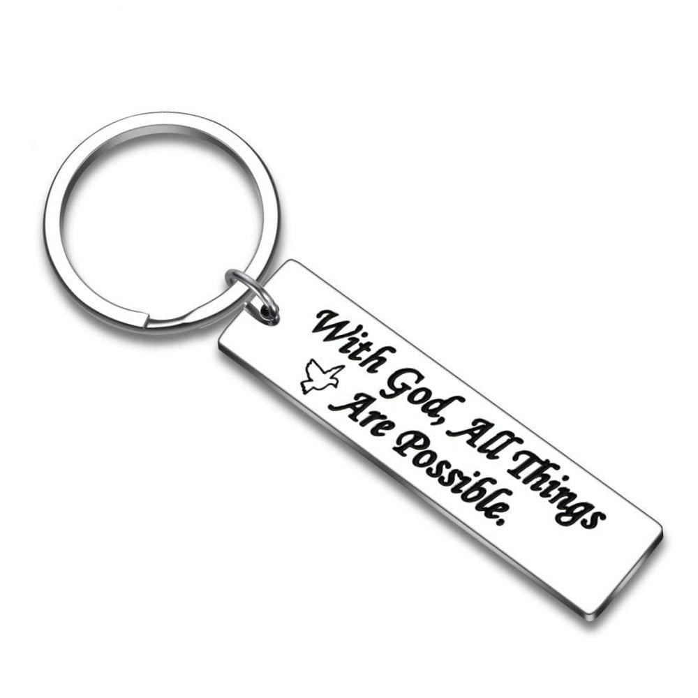 Inspirational Christian Keychain  | Budget2Beauty